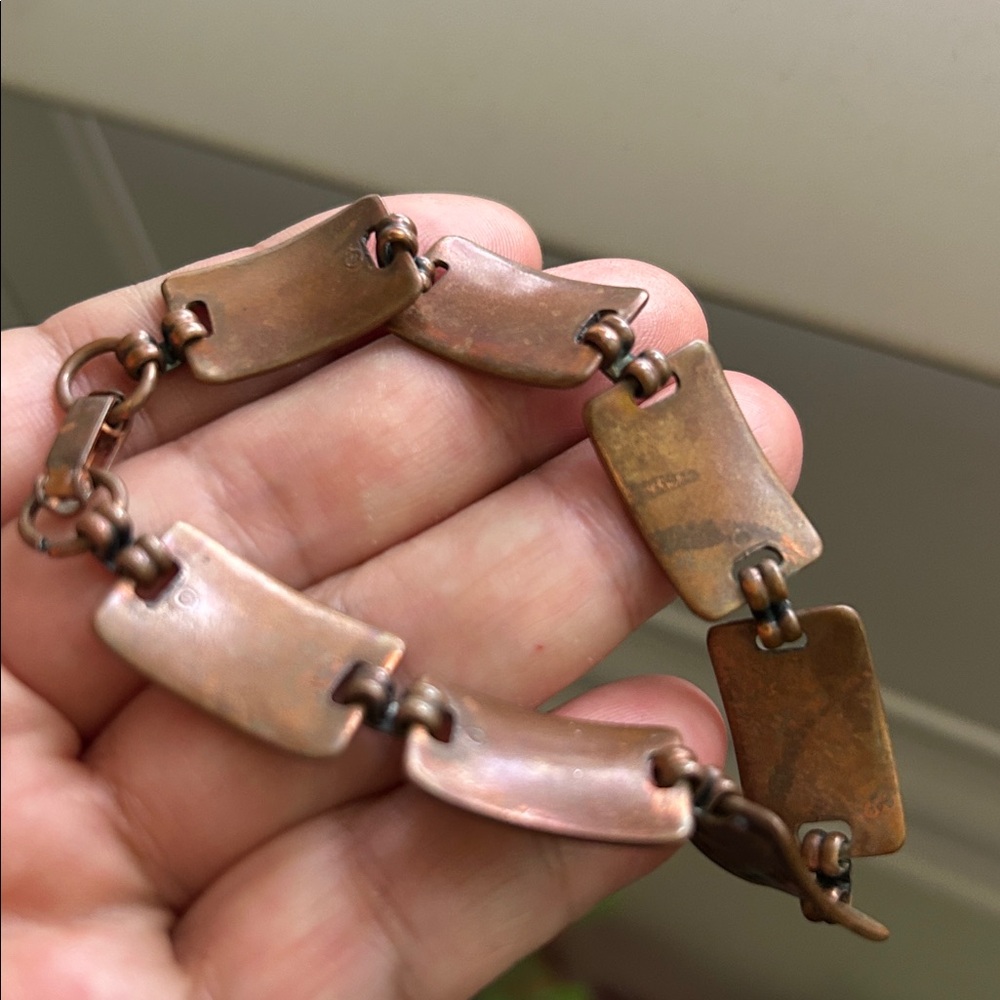 🖤Copper Spiritual Bird Panel Vintage bracelet - Picture 8 of 12